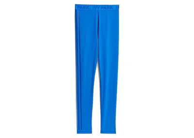 Pre-owned Adidas Originals Men's Adidas Ivy Park Baselayer Tights In Glory Blue