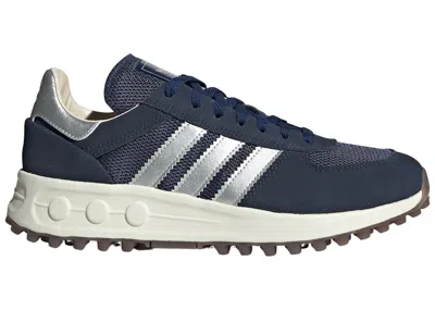 Pre-owned Adidas Originals Men's Adidas La Trainer Lux Sneakers In Night Indigo/silver Metallic/dark Blue