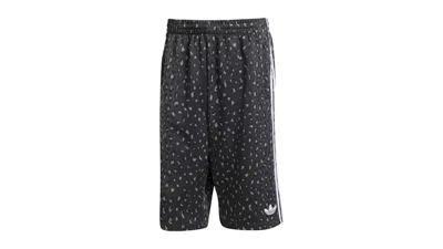 Pre-owned Adidas Originals Men's Adidas Leo Oversized Shorts In Black