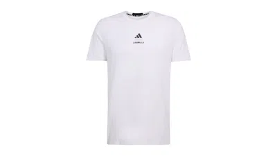 Pre-owned Adidas Originals Men's Adidas Les Mills Graphic T-shirt In White