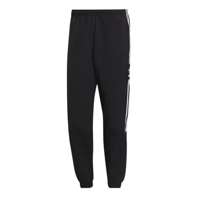 Adidas Originals Men's Adidas Logo Printing Bundle Feet Loose Sports Pants/trousers/joggers Black