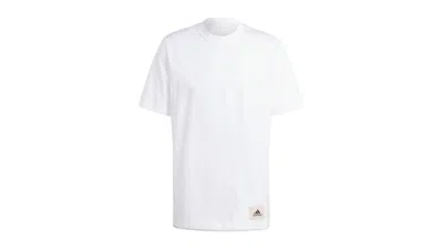 Pre-owned Adidas Originals Men's Adidas Lounge T-shirt In White
