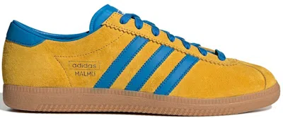 Pre-owned Adidas Originals Men's Adidas Malmo City Series Sneakers In Active Gold/blue Bird/gold Metallic