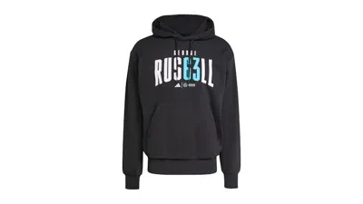 Pre-owned Adidas Originals Men's Adidas Mercedes Amg Petronas Formula Team George Russell Hoodie In Black