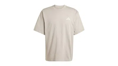 Pre-owned Adidas Originals Men's Adidas Mercedes Amg Petronas Formula Team Premium Sweat T-shirt Putty In Putty Beige