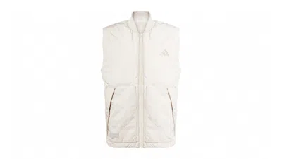 Pre-owned Adidas Originals Men's Adidas Mercedes Amg Petronas Formula Team Premium Sweat Vest/putty In Beige/putty Beige