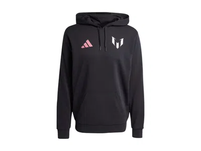 Pre-owned Adidas Originals Men's Adidas Messi Name & Number Graphic Hoodie In Black