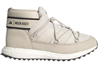 Pre-owned Adidas Originals Men's Adidas Moon Boot Moonboost Low Sneakers In Clear Brown/core Black