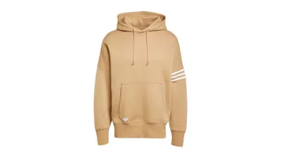 Pre-owned Adidas Originals Men's Adidas Neuclassics Hoodie In Cardboard In Brown