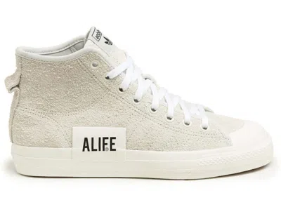 Pre-owned Adidas Originals Men's Adidas Nizza Hi Alife Sneakers In Cream White/off White