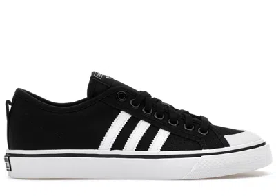 Pre-owned Adidas Originals Men's Adidas Nizza Sneakers In Core Black/cloud White