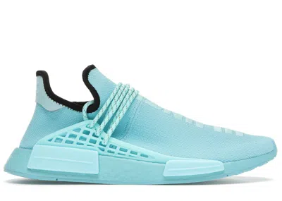 Pre-owned Adidas Originals Men's Adidas Nmd Hu Pharrell Williams Sneakers In Clear Aqua/light Aqua/core Black In Multi