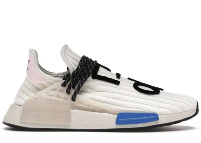 Pre-owned Adidas Originals Men's Adidas Nmd Hu Pharrell Williams Sneakers In Cream/black/pink In Multi