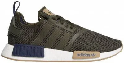 Pre-owned Adidas Originals Men's Adidas Nmd R1 Sneakers In Night Cargo/collegiate Navy Blue/hemp