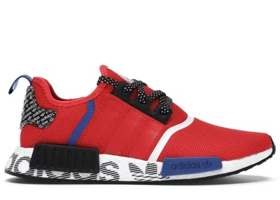 Pre-owned Adidas Originals Men's Adidas Nmd R1 Transmission Pack Sneakers In Active Red/core Black/collegiate Royal