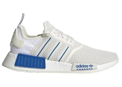 Pre-owned Adidas Originals Men's Adidas Nmd R1 White Sneakers In Cloud White/off White/blue Bird In Multi
