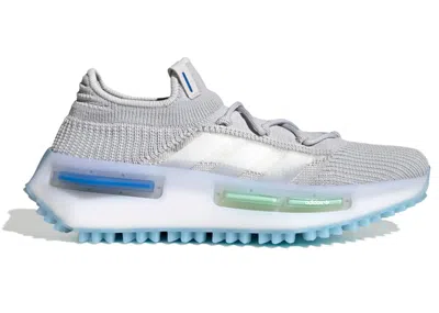 Pre-owned Adidas Originals Men's Adidas Nmd S1 Sneakers In Light Solid Grey/crystal White/clear Sky Blue In Multi