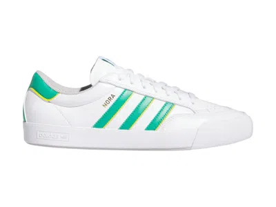 Pre-owned Adidas Originals Men's Adidas Nora Sneakers In Cloud White/court Green/yellow In Multi