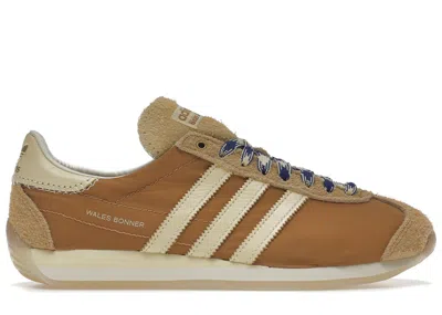 Pre-owned Adidas Originals Men's  Country Wales Bonner Tan Sneakers In Mesa/easy Yellow/cream White