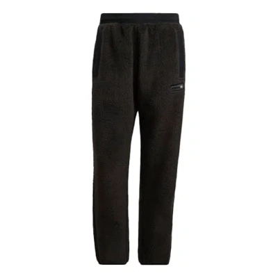 Adidas Originals Men's  Plush Stay Warm Bundle Feet Sports Pants/trousers/joggers Black