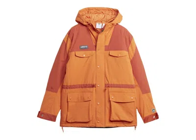 Pre-owned Adidas Originals Men's  Spezial Lammack 2 Kearsley Jacket In Pumpkin