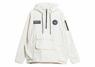 Pre-owned Adidas Originals Men's  Spezial Todmorden Smock Jacket In Chalk White