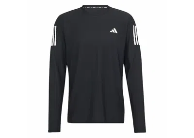 Pre-owned Adidas Originals Men's Adidas Own The Run Long Sleeve Tee Shirt In Black