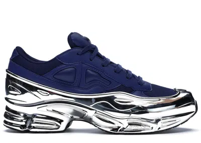 Pre-owned Adidas Originals Men's Adidas Ozweego Raf Simons Sneakers In Unity Ink/silver Metallic
