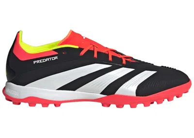 Pre-owned Adidas Originals Men's Adidas Predator 24 Elite Turf Sneakers In Core Black/cloud White/solar Red