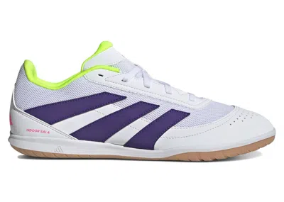 Pre-owned Adidas Originals Men's Adidas Predator Club Indoor Sala Sneakers In White/purple In Multi