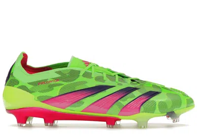 Pre-owned Adidas Originals Men's Adidas Predator Elite Generation Pred Fg Team Shock Pink Sneakers In Team Solar Green/team Sho
