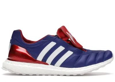 Pre-owned Adidas Originals Men's Adidas Predator Mania Sneakers In Active Blue/cloud White/predator Red In Multi