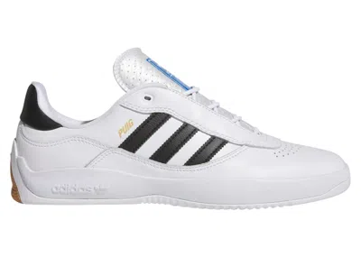 Pre-owned Adidas Originals Men's Adidas Puig Sneakers In Cloud White/core Black/blue Bird