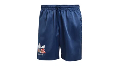 Pre-owned Adidas Originals Men's Adidas Q2 Sprinter Shorts In Night Indigo