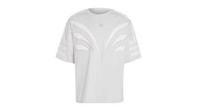 Pre-owned Adidas Originals Men's Adidas Q3 Atlanta T-shirt In Grey One