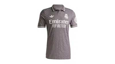 Pre-owned Adidas Originals Men's Adidas Real Madrid 24/25 Third Jersey In Charcoal In Gray