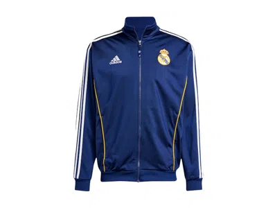 Pre-owned Adidas Originals Men's Adidas Real Madrid 99/00 Track Top Jacket In Dark Blue