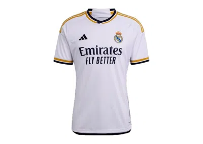 Pre-owned Adidas Originals Men's Adidas Real Madrid Home 2024/25 Jersey In White