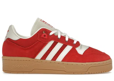 Pre-owned Adidas Originals Men's Adidas Rivalry 86 Low Sneakers In Better Scarelet Red/ivory/gum