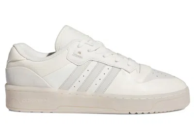 Pre-owned Adidas Originals Men's Adidas Rivalry Low Sneakers In Off White/wonder White