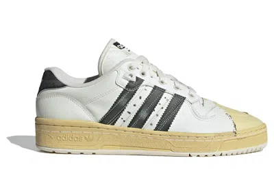 Pre-owned Adidas Originals Men's Adidas Rivalry Low Superstar Sneakers In Cloud White/core Black/off White
