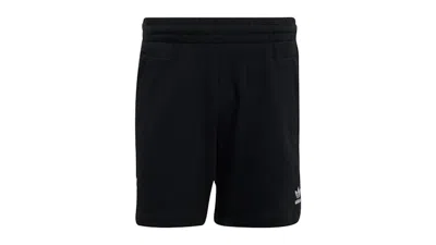 Pre-owned Adidas Originals Men's Adidas S Essentials Waffle Shorts In All Black