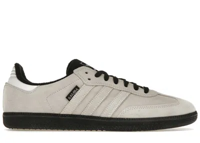 Pre-owned Adidas Originals Men's Adidas Samba Adv Black Sneakers In Cloud White/core Black/blue Bird