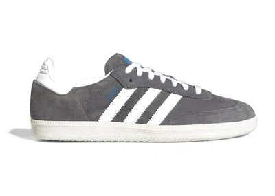 Pre-owned Adidas Originals Men's Adidas Samba Adv Sneakers In Grey Five/footwear White/blue Bird