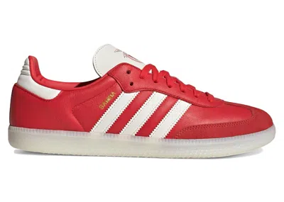 Pre-owned Adidas Originals Men's Adidas Samba Benfica Sneakers In Benfica Red/off White