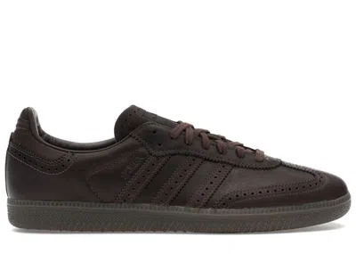 Pre-owned Adidas Originals Men's Adidas Samba Og Brogue Pack Sneakers In Brown/gum