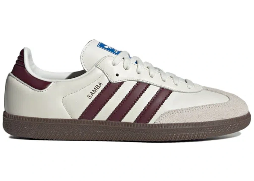 Pre-owned Adidas Originals Men's Adidas Samba Og Emmi Sneakers In  Off/white/maroon | ModeSens