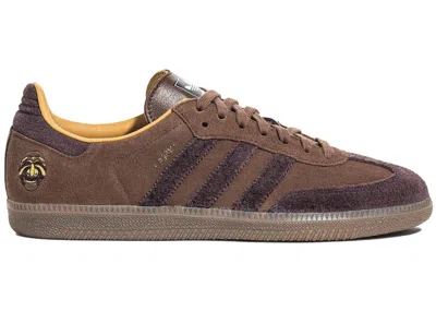 Pre-owned Adidas Originals Men's Adidas Samba Og Talchum Pack Sneakers In Preloved Brown/shadow Brown/preloved Yellow In Multi