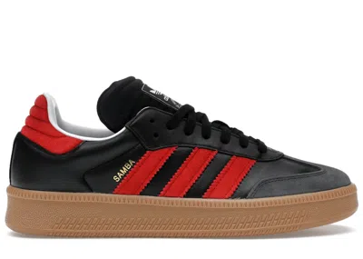 Pre-owned Adidas Originals Men's Adidas Samba Xlg Sneakers In Core Black/better Scarelet Red/gum In Multi