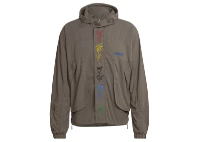 Pre-owned Adidas Originals Men's Adidas Sean Wotherspoon Washed Anorak In Jacket Simple Brown